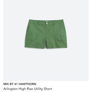 Market and spruce Arlington utility pocket short in dark green 16w